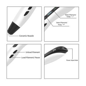Intelligent 3D Pen, TG-21, Grey - Norchemist