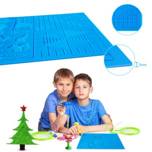 3D Printing Pen Mat Drawing Board, Silicone Drawing Mat, 3D Pen