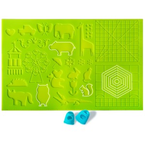 Geeetech 3D Pen Silicone Mat with Patterns, Drawing Tools with 2 Silicone  Finger Caps, Large Size:41.5 cm x 27.5 cm, Green [TG38-Green-BD] - $11.99 :  geeetech 3d printers onlinestore, one-stop shop for