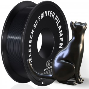 PLA Silk Black 3D printer Filament 1.75mm 1kg/roll