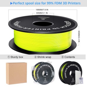 Geeetech Matte Olive Green PLA Filament 1.75mm 1kg/roll Geeetech