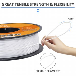Geeetech 1.75mm HS-PLA Filament 1kg/roll White Fast Printing For FDM 3D  Printer