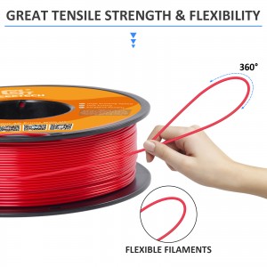 GEEETECH HS-PLA Filament pour imprimante 3D HS-PLA 1,75 mm pour imprimante  3D haute vitesse, bobine, 1 kg, rouge : : Commerce, Industrie et  Science