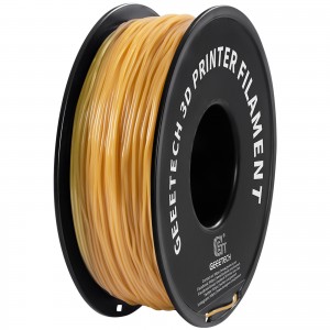 TPU Transparent Gold 3D printer Filament 1.75mm 1kg/roll