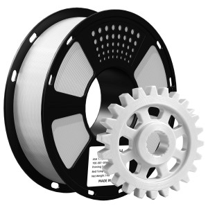 6KG}ASA White 3D Printer Filament 1.75mm 1kg/roll [700-001-720589