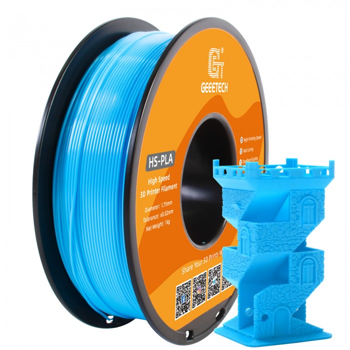 High Speed PLA 3D Printer Filament Water Blue-1.75mm | Geeetech