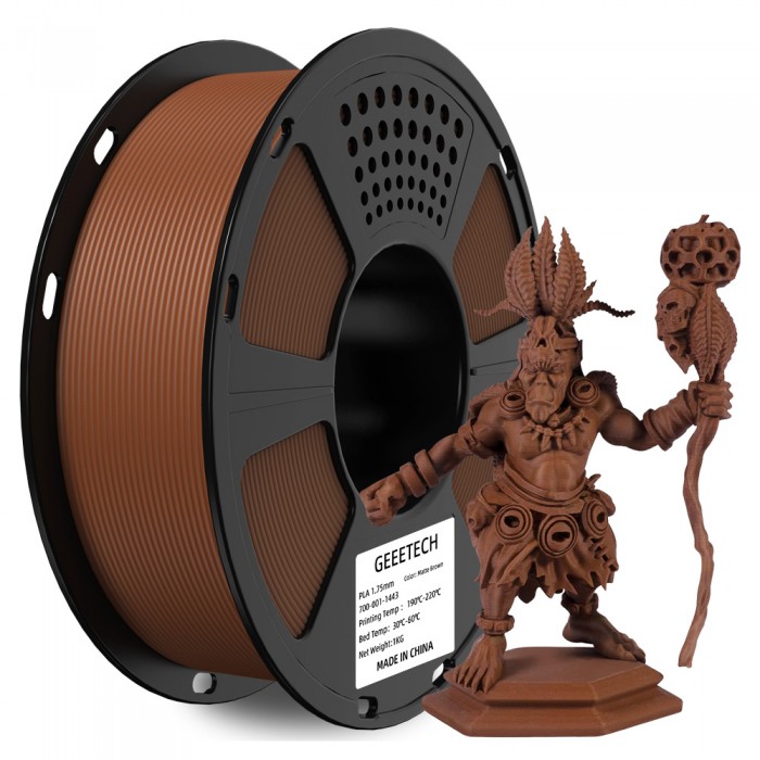 Matte Brown PLA 3D Printer Filament-1.75mm | Geeetech